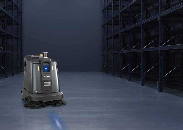 CenoBots S5 autonomous industrial sweeper